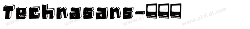 Technasans字体转换