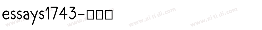 essays1743字体转换