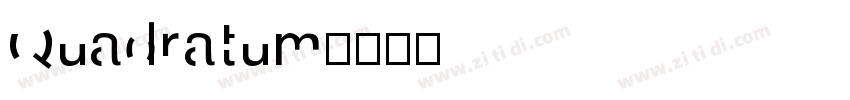 Quadratum字体转换