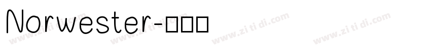 Norwester字体转换