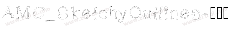 AMC_SketchyOutlines字体转换