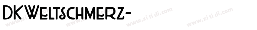 DKWeltschmerz字体转换