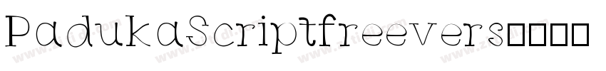PadukaScriptfreevers字体转换