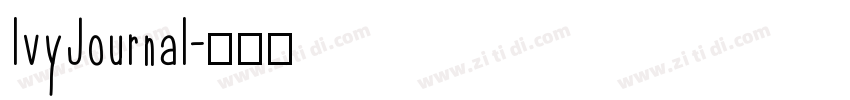 lvyJournal字体转换