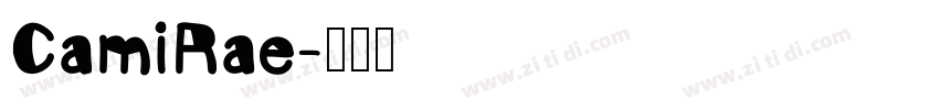 CamiRae字体转换