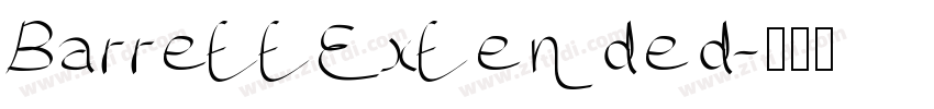 BarrettExtended字体转换