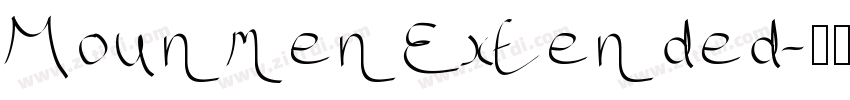 MounmenExtended字体转换