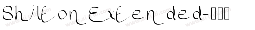 ShiltonExtended字体转换
