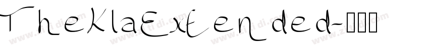 TheklaExtended字体转换