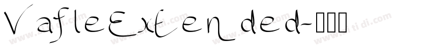 VafleExtended字体转换
