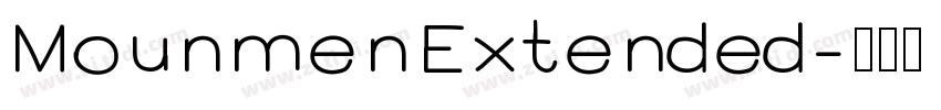 MounmenExtended字体转换