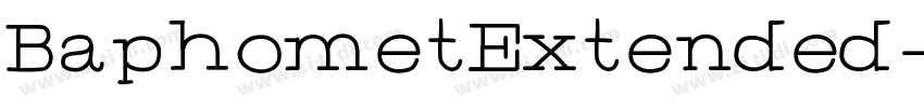BaphometExtended字体转换