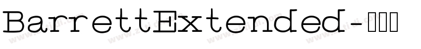 BarrettExtended字体转换