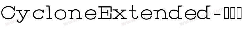CycloneExtended字体转换