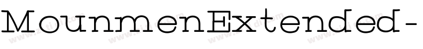 MounmenExtended字体转换