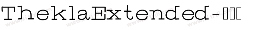 TheklaExtended字体转换