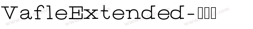 VafleExtended字体转换