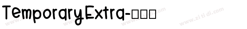 TemporaryExtra字体转换