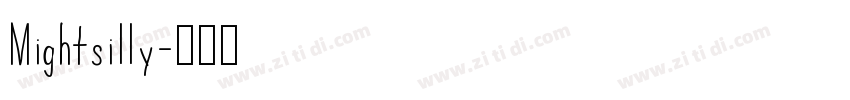 Mightsilly字体转换