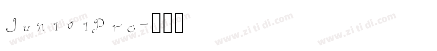 Jun101Pro字体转换