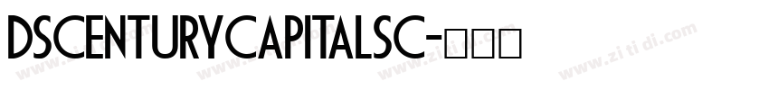 DSCenturyCapitalsC字体转换