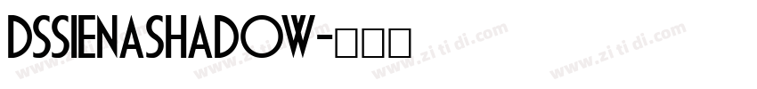 DSSienaShadow字体转换