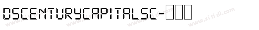 DSCenturyCapitalsC字体转换