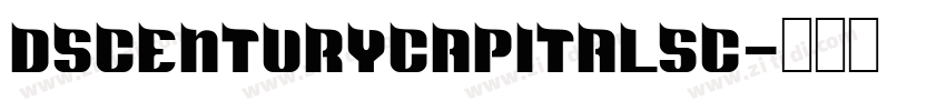 DSCenturyCapitalsC字体转换