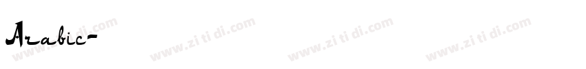 Arabic字体转换