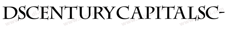 DSCenturyCapitalsC字体转换