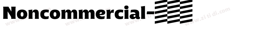 Noncommercial字体转换