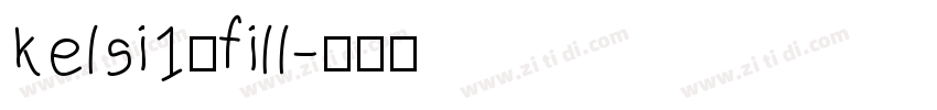 kelsi1—fill字体转换