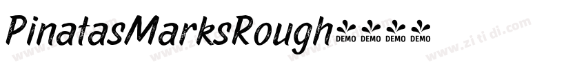 PinatasMarksRough字体转换
