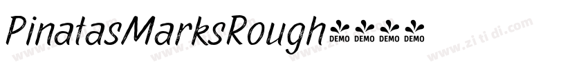 PinatasMarksRough字体转换