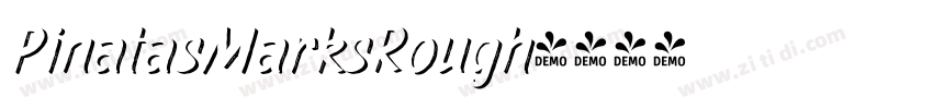 PinatasMarksRough字体转换