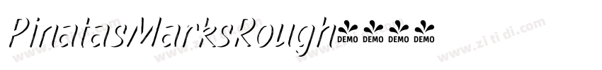 PinatasMarksRough字体转换