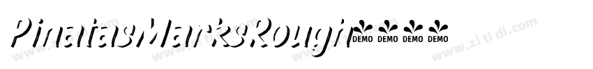 PinatasMarksRough字体转换