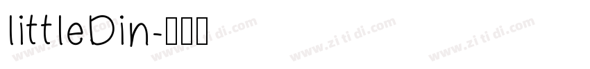 littleDin字体转换