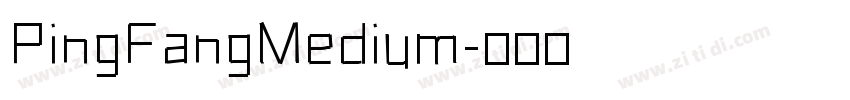 PingFangMedium字体转换