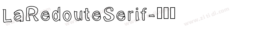 LaRedouteSerif字体转换