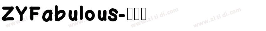 ZYFabulous字体转换