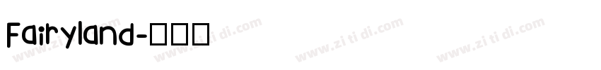 Fairyland字体转换