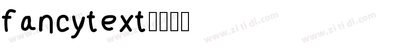 fancytext字体转换