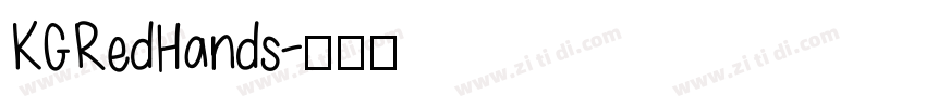 KGRedHands字体转换
