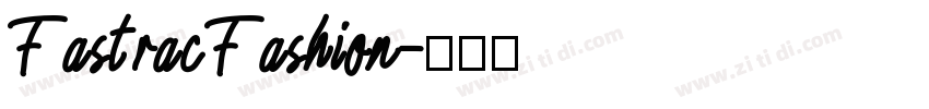 FastracFashion字体转换