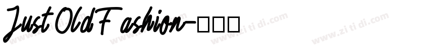 JustOldFashion字体转换