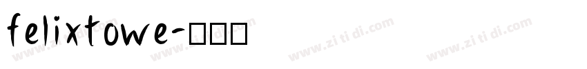 felixtowe字体转换