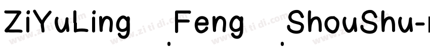 ZiYuLingFengShouShu字体转换