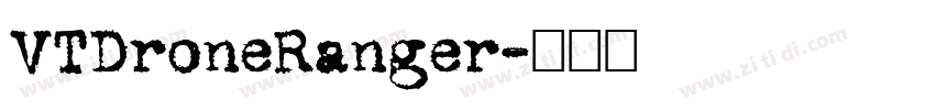 VTDroneRanger字体转换