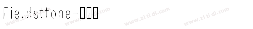 Fieldsttone字体转换